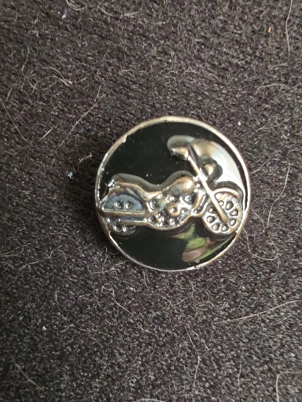 STYLE DOTS - Original - Black Enamel Motorcycle Snap
